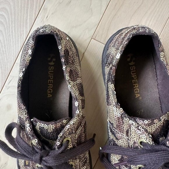 Superga Sequin Camo Sneakers – Size 6.5 / EU 37 - Picture 4 of 8